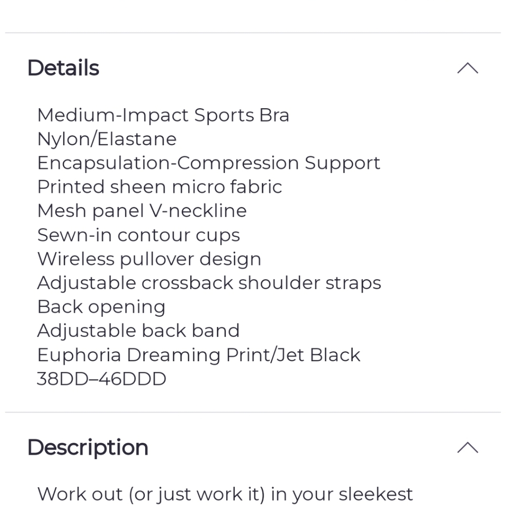 Adore Me Ariza Contour Plus Print Pattern Purple … - image 7